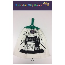 Crochet Top Hand Towel / Tea Towel - Words to Sew By Crochet Top Hand Towel / Tea Towel - Words to Sew By